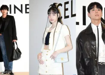 BLACKPINK's Lisa, BTS's V, and Park Bo Gum Dazzle at Celine Pop-Up Store