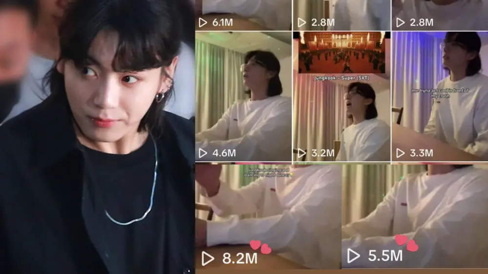 Jungkook goes viral on TikTok after his latest live stream