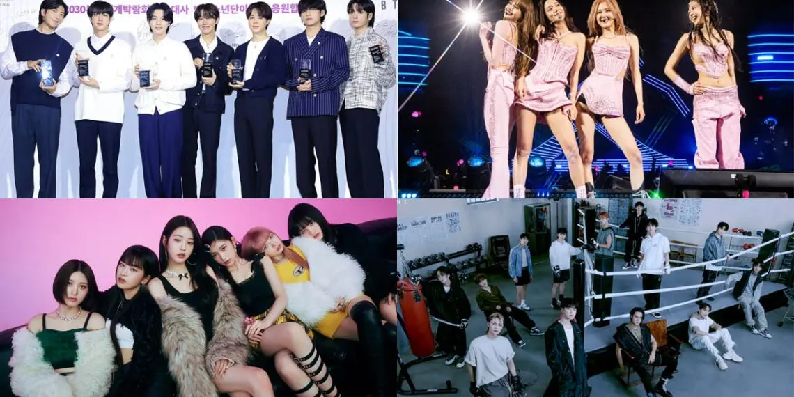 K-Pop idol group brand value rankings for May: BTS, BLACKPINK, IVE, & Seventeen