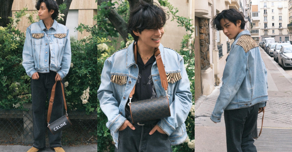 BTS's V (Kim Taehyung) is Effortlessly Cool and Stylish in Denim for CELINE