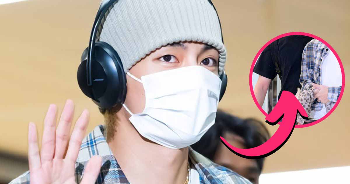 BTS’s V Turns Heads At The Airport With His Visuals, But His Bag Steals The Show