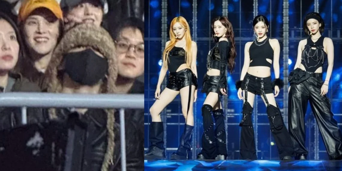 BTS Jungkook spotted at aespa’s concert while on military vacation?